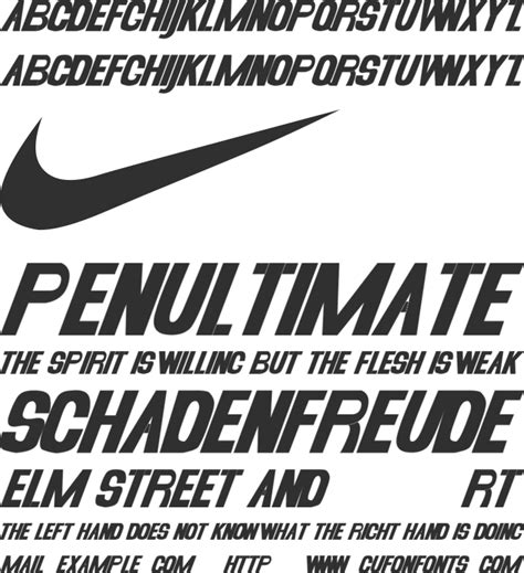 nike font style